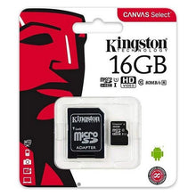 Carica l&#39;immagine nel visualizzatore di Gallery, Scheda Di Memoria Micro SD con Adattatore Kingston SDCS2 100 MB/s exFAT