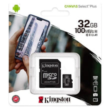 Carica l&#39;immagine nel visualizzatore di Gallery, Scheda Di Memoria Micro SD con Adattatore Kingston SDCS2 100 MB/s exFAT