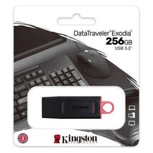 Carica l&#39;immagine nel visualizzatore di Gallery, Memoria USB Kingston DataTraveler DTX Nero