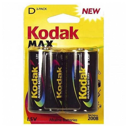 Batteria Alcalina Kodak LR20 1,5 V (2 pcs) - New Shop Generation
