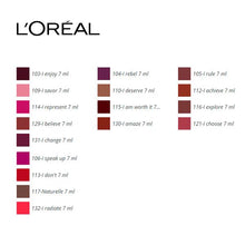 Carica l'immagine nel visualizzatore di Gallery, Rossetti Rouge Signature L'Oreal Make Up (7 ml) - New Shop Generation