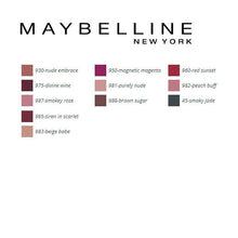 Carica l'immagine nel visualizzatore di Gallery, Rossetti Color Sensational Mattes Maybelline - New Shop Generation