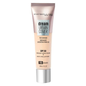 Base per Trucco Fluida Dream Urban Cover Maybelline SPF50 (30 ml)