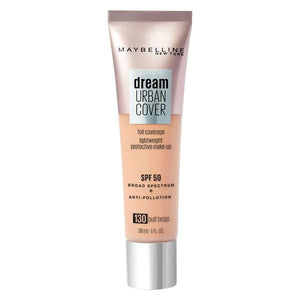 Base per Trucco Fluida Dream Urban Cover Maybelline SPF50 (30 ml)
