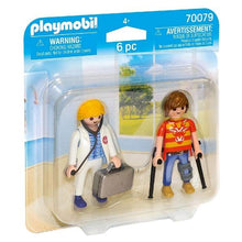 Carica l'immagine nel visualizzatore di Gallery, Pupazzi City Life Doctor And Patient Playmobil 70079 (6 pcs) - New Shop Generation
