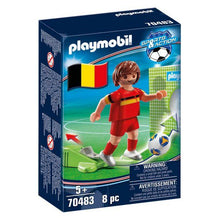 Carica l'immagine nel visualizzatore di Gallery, Personaggio Football Player Belgium Playmobil 70483 (8 pcs) - New Shop Generation