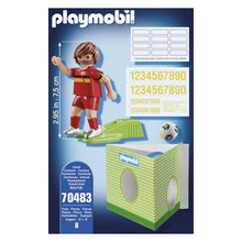 Carica l'immagine nel visualizzatore di Gallery, Personaggio Football Player Belgium Playmobil 70483 (8 pcs) - New Shop Generation
