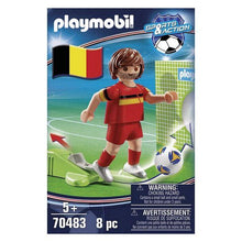 Carica l'immagine nel visualizzatore di Gallery, Personaggio Football Player Belgium Playmobil 70483 (8 pcs) - New Shop Generation