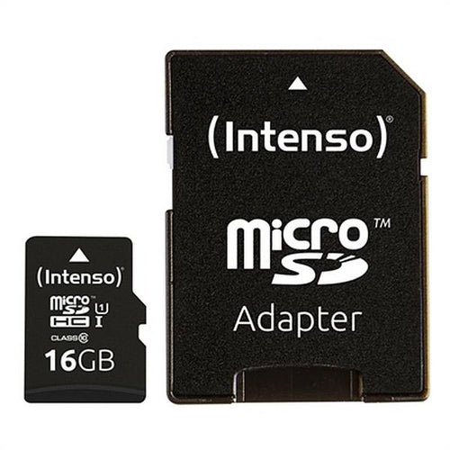 Scheda Di Memoria Micro SD con Adattatore INTENSO 34234 UHS-I Premium Nero - New Shop Generation