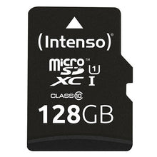 Carica l&#39;immagine nel visualizzatore di Gallery, Scheda Di Memoria Micro SD con Adattatore INTENSO 34234 UHS-I XC Premium Nero - New Shop Generation