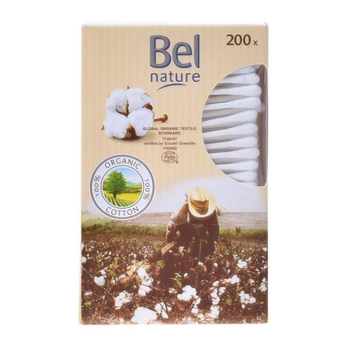 Bastoncini di Cotone Nature Bel (200 uds) - New Shop Generation