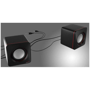 Altoparlanti per Giochi Tacens MAS0 2.0 USB 8W Nero Rosso