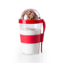 Carica l&#39;immagine nel visualizzatore di Gallery, Bicchiere con Coperchio e Cucchiaio (420 ml) 145572 - New Shop Generation