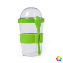 Carica l&#39;immagine nel visualizzatore di Gallery, Bicchiere con Coperchio e Cucchiaio (420 ml) 145572 - New Shop Generation