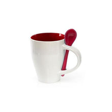 Carica l'immagine nel visualizzatore di Gallery, Tazza con Cucchiaino (350 ml) Bicolore 149459 - New Shop Generation