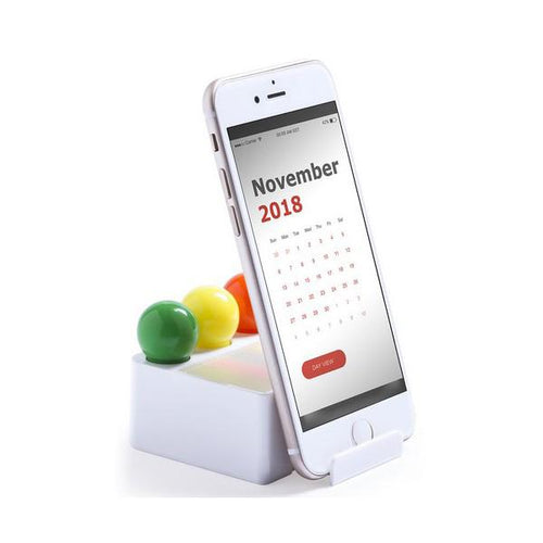 Set di Pennarelli con Supporto per Cellulare e Post-it Adesivi 145640 - New Shop Generation
