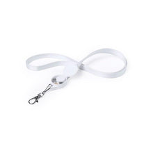 Carica l&#39;immagine nel visualizzatore di Gallery, Laccio da Collo con Caricabatterie USB-C, Micro USB e Lightning Bianco 146145 - New Shop Generation