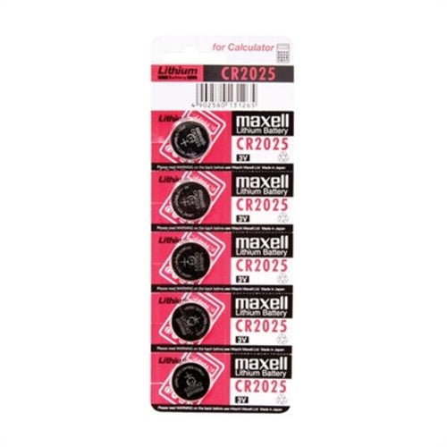 Batterie a Bottone a Litio Maxell CR2025 3V (5pcs) - New Shop Generation