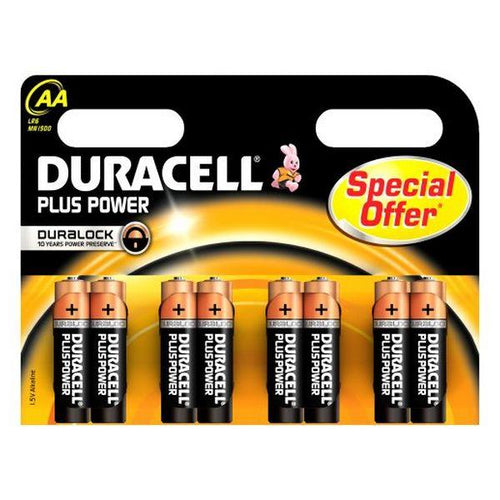 Batterie Alcaline DURACELL Plus Power DURLR6P8B LR6 AA 1.5V (8 pcs)