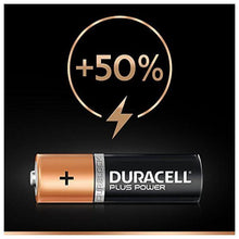 Carica l&#39;immagine nel visualizzatore di Gallery, Batterie Alcaline DURACELL Plus Power DURLR6P8B LR6 AA 1.5V (8 pcs)