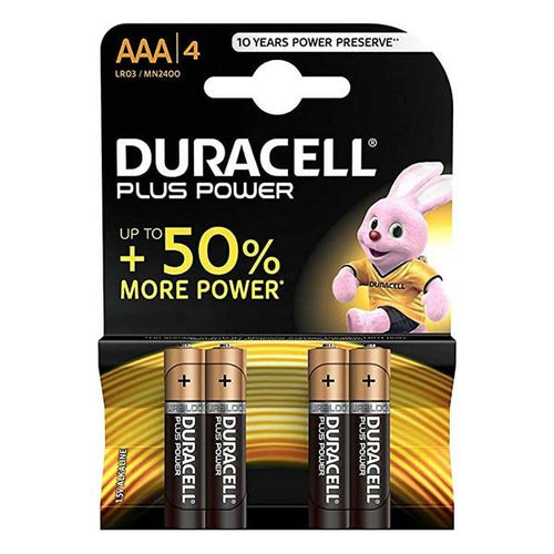 Batterie Plus Power Lr03 DURACELL (4 uds) - New Shop Generation