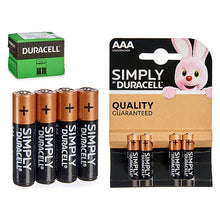 Carica l&#39;immagine nel visualizzatore di Gallery, Batterie Alcaline LR03 DURACELL AAA (4 pcs) - New Shop Generation