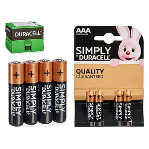 Batterie Alcaline LR03 DURACELL AAA (4 pcs) - New Shop Generation