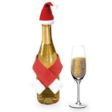 Carica l'immagine nel visualizzatore di Gallery, Set Addobbi Babbo Natale per Bottiglie (2 pcs) 144261 - New Shop Generation