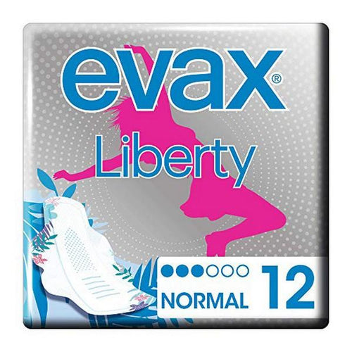 Assorbenti Normali con Ali Liberty Evax (12 uds) - New Shop Generation