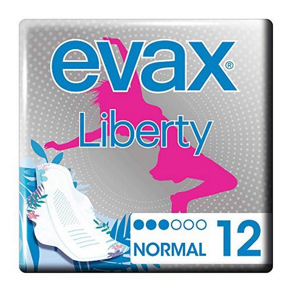 Assorbenti Normali con Ali Liberty Evax (12 uds) - New Shop Generation