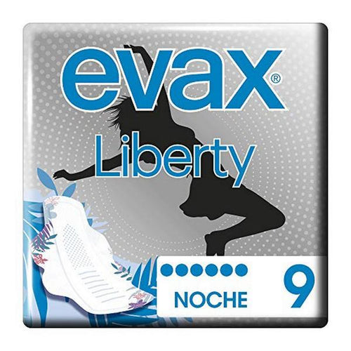 Assorbenti con Ali da Notte Liberty Evax (9 uds) - New Shop Generation