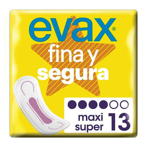 Assorbenti Maxi senza Ali FINA & SEGURA Evax (13 uds) - New Shop Generation
