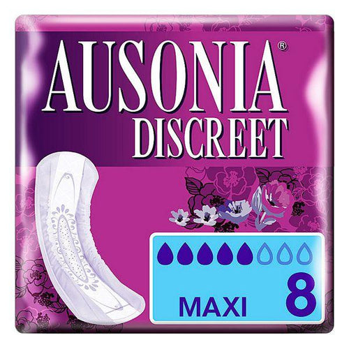 Assorbenti da incontinenza DISCREET mAXI Ausonia (8 uds) - New Shop Generation