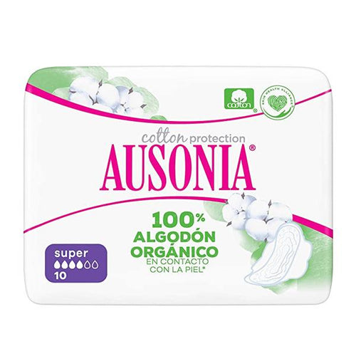 Assorbenti Super con Ali ORGANIC Ausonia (10 uds) - New Shop Generation