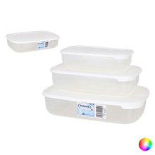 Carica l'immagine nel visualizzatore di Gallery, Set di 3 scatole porta pranzo Tontarelli (1 - 2 - 3 L) - New Shop Generation