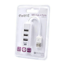 Carica l'immagine nel visualizzatore di Gallery, Hub USB Ewent EW1122 Bianco - New Shop Generation