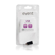 Carica l&#39;immagine nel visualizzatore di Gallery, Adattatore USB C con Micro USB 2.0 Ewent EW9645 5V Nero - New Shop Generation