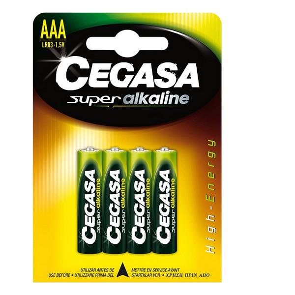 Batterie Alcaline LR03 Cegasa AAA 1,5V (4 uds) - New Shop Generation