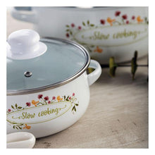 Carica l'immagine nel visualizzatore di Gallery, Casseruola con coperchio in vetro Quid Memory Acciaio Smaltato - New Shop Generation
