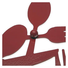 Carica l'immagine nel visualizzatore di Gallery, Sottopentola Metallo (21,5 x 1 x 21,5 cm) Rosso