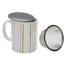 Carica l'immagine nel visualizzatore di Gallery, Tazza con Filtro per Infusioni Corduroy Porțelan - New Shop Generation