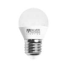 Carica l'immagine nel visualizzatore di Gallery, Lampadina LED Sferica Silver Electronics 960727 E27 7W Luce calda - New Shop Generation