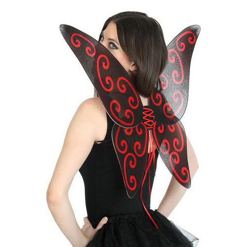 Ali di Farfalla 112742 Nero Rosso - New Shop Generation