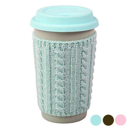 Bicchiere con Tappo 112374 Maglia (520 Ml) - New Shop Generation