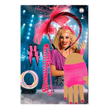 Carica l&#39;immagine nel visualizzatore di Gallery, Accessori per travestimenti Anni 80 Rosa (7 Pcs) - New Shop Generation