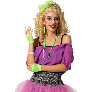 Accessori per travestimenti Anni 80 Verde (7 Pcs) - New Shop Generation