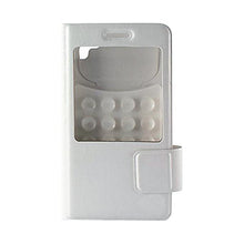Carica l'immagine nel visualizzatore di Gallery, Custodia Folio per Cellulare KSIX 4,5" Bianco Universale - New Shop Generation