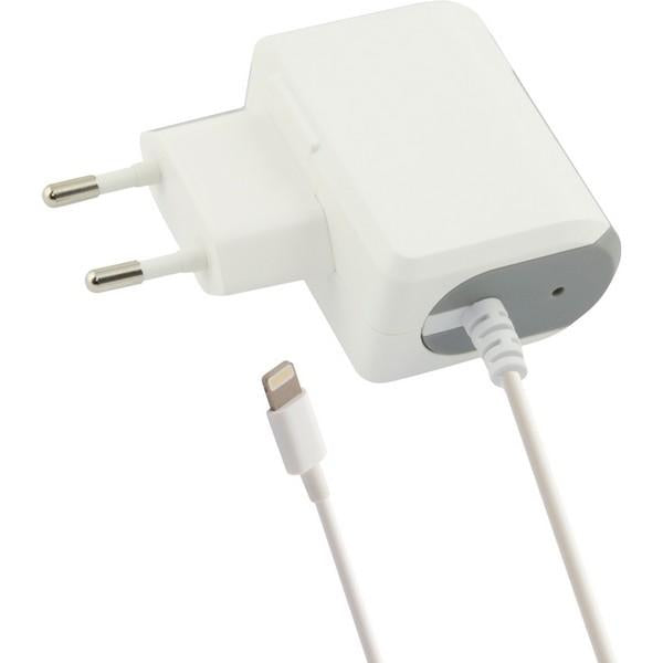 Caricabatterie da Parete Lightning 1a Contact iPhone Bianco - New Shop Generation