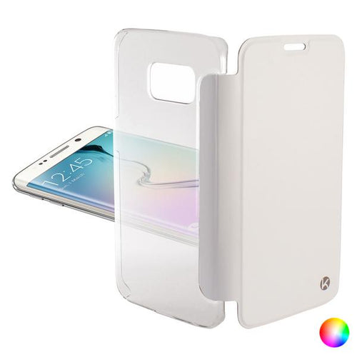 Custodia Folio per Cellulare Samsung Galaxy S6 Edge KSIX Crystal - New Shop Generation