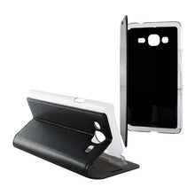 Carica l'immagine nel visualizzatore di Gallery, Custodia Folio per Cellulare Galaxy J3 2016 Slim Nero - New Shop Generation
